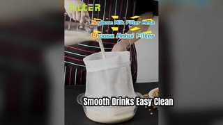 Mleko sojowe, worek filtrujący do soku