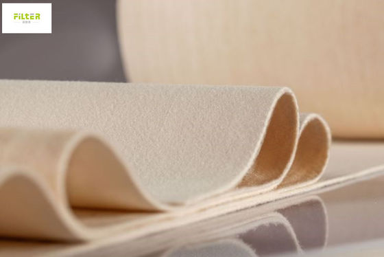 Wysokotemperaturowy worek z tkaniną do filtrowania pyłu z aramidu Nomex dla pyłu węglowego