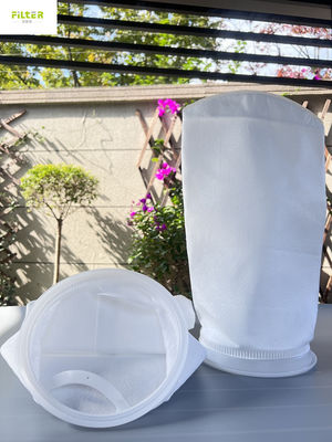 Akwarium 10 mikronów PP Filtr płynny worek z plastikowym pierścieniem 7 "X32"