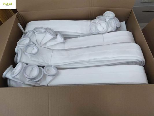 Politypropylenowy poliester akrylowy aramid Flumex PTFE Filter Bag For Dust Collector
