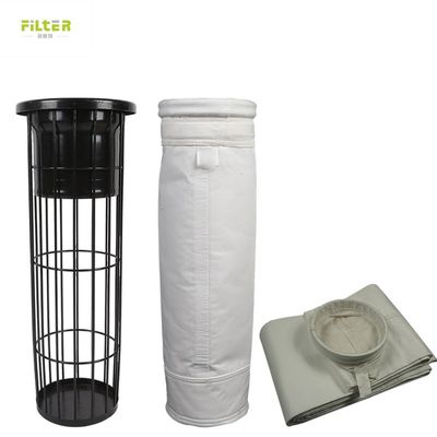 Wyroby mieszania asfaltu z igły Nomex P84 PTFE Polyester Aramid Filter Bag