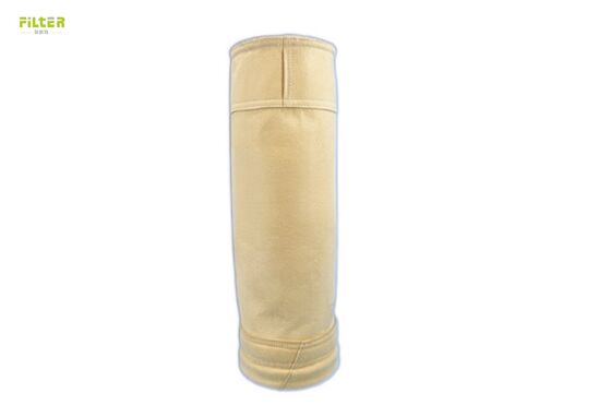 Długa żywotność Aramid Filter Bag Zbudowany z włókna meta Aramid dla wysokiej temperatury i odporności chemicznej w przemyśle