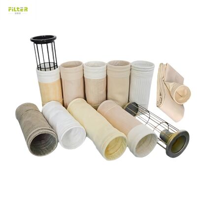 Konfigurowalne worki filtracyjne P84 produkowane z tkaniny filtracyjnej P84 550 GSM do różnych przemysłowych systemów odpylania