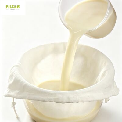 Puszka filtrująca ciecz Trwała siatka nylonowa Materiał klasy spożywczej Design wielokrotnego użytku Fine Mesh Straining Multiple Micron Options Drawstring Closure