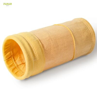 Filtry workowe przemysłowe PPS skarpetki PTFE Aramid do usuwania pyłu