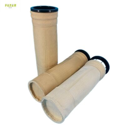 P84 PPS Poliester PTFE Fiberglass Przemysłowy worek filtracyjny wysokotemperaturowy do odpylania gazów spalinowych