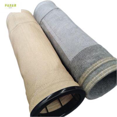 Zestaw filtrów PPS PTFE o wysokiej temperaturze antykorozyjnej z włókna szklanego Aramid do filtra workowego przemysłowego