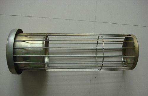 Z galwanizowanego stalowego filtra worek klatka Gładka powierzchnia dla zbieracza pyłu powietrza