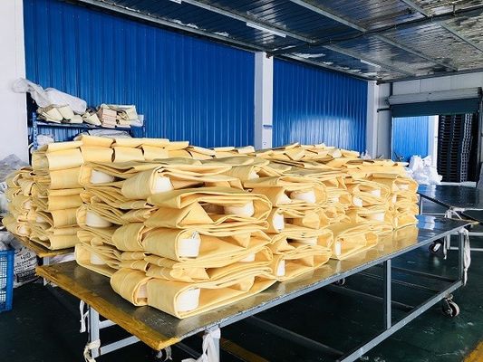 OEM Wysokotemperaturowe worki filtracyjne Nomex, Aramid, PPS dla zbieracza pyłu