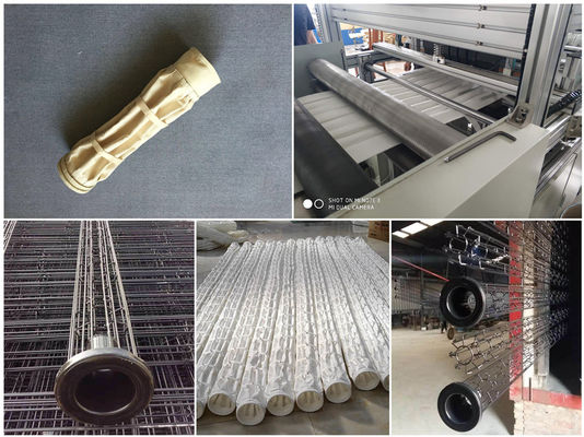 Wyroby energetyczne Polyester / Aramid / PPS / PTFE Zbieracz pyłu Filtry