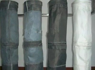 SS304 Pierścień 2,5 mm grubości worek filtrowy z cementem z włókna szklanych