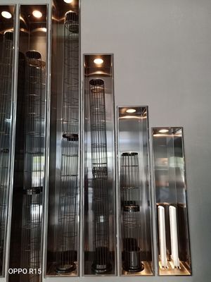 Zestaw filtracyjny z poliestrowego poliestrowego 450GSM 550GSM dla systemów odbioru pyłu