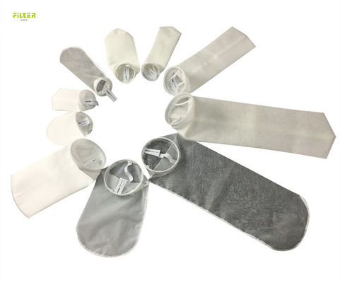 Gorąco stopiony worek z filtrem płynnym PP 5 mikronów z pierścieniem z tworzyw sztucznych