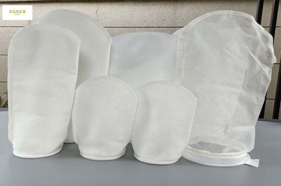 10 25 50 100 Mikron Polyester Mesh Liquid Filter Bag Custom PE Pet Nylon